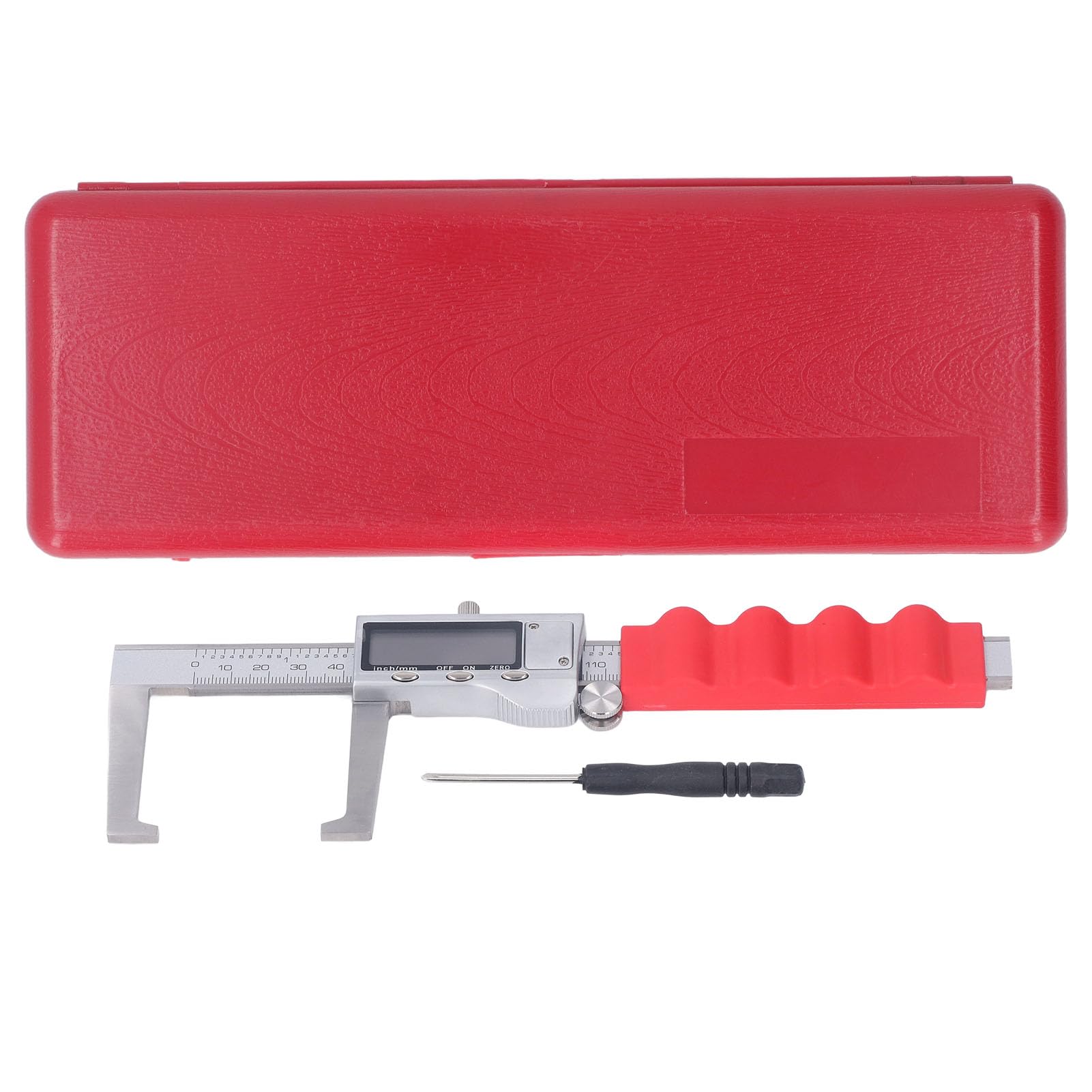 Calibrador Vernier digital, herramienta de medición de acero inoxidable de doble escala de 0-150 mm para longitud, profundidad, diámetro interior y exterior