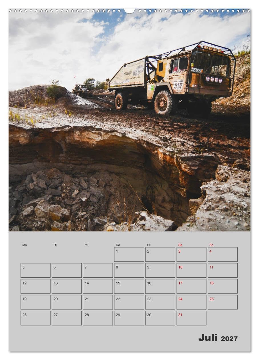 CALVENDO - RALLYE RAID - Saison Planer (hochwertiger Premium Wandkalender 2027 DIN A2 hoch), Kunstdruck in Hochglanz: Für Fahrer, Teams, Fans oder Familie - Ein Planer mit eindrucksvollen Aufnahmen
