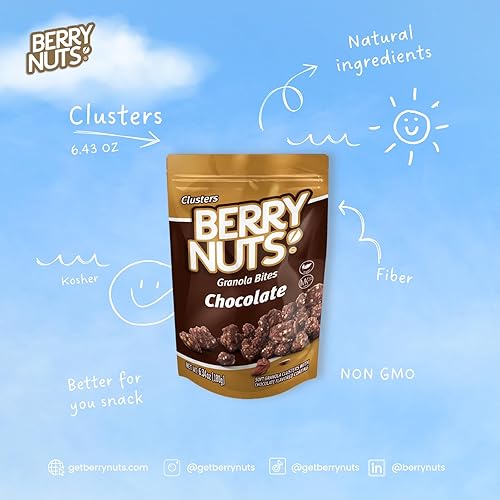 Miniatura 3 de Berry Nuts Granola Bites Chocolate 6.34 oz cada uno (paquete de 6)