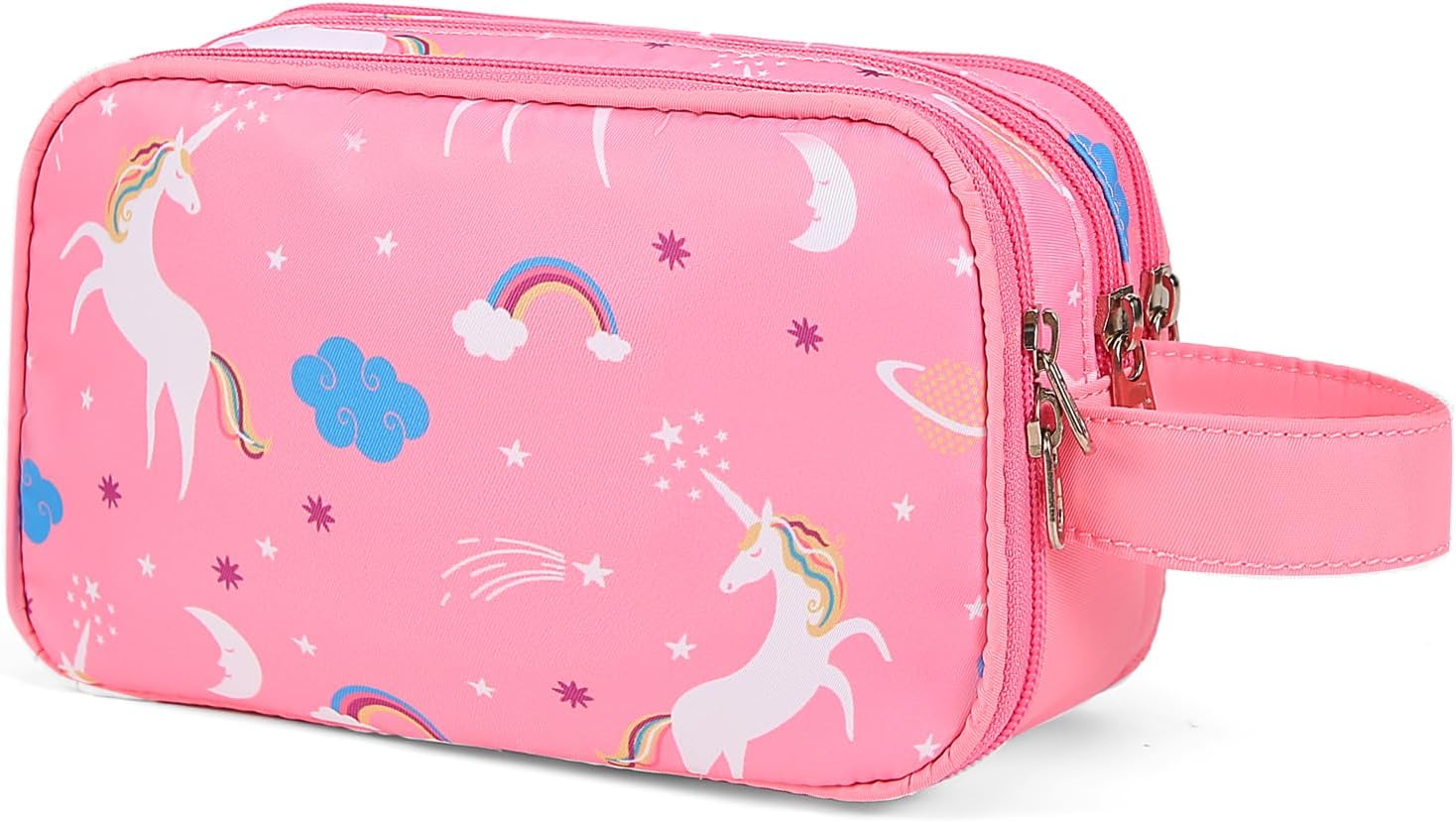 Amazon.com: cotmcor Cute Kids Toiletry Bag for Girls, Toddler Travel Makeup Bag Cosmetic Bag for ...