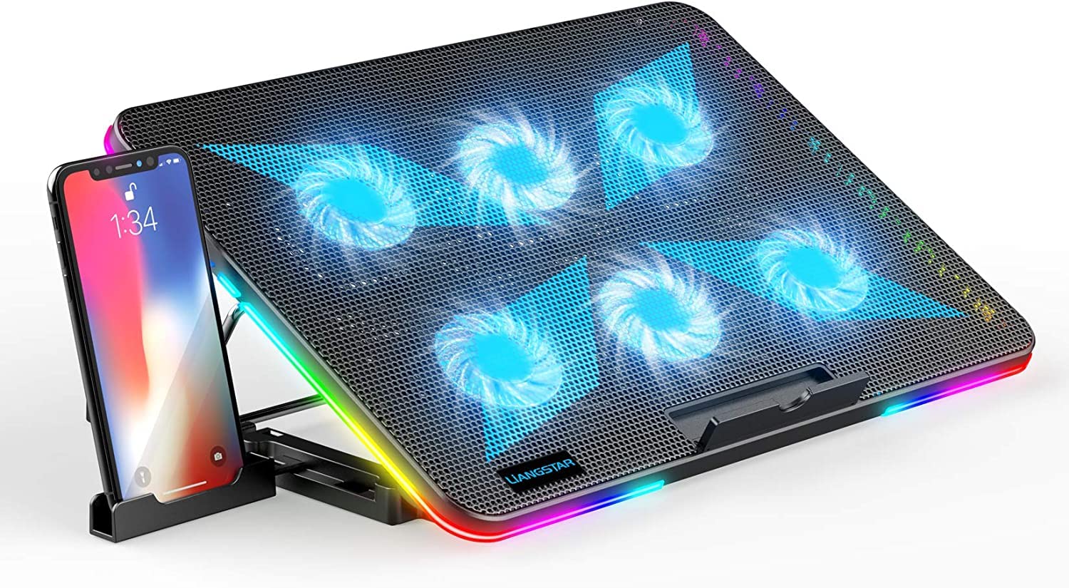 Buy SWIFT Laptop cooling pad 15.617, Gaming Cooler Pad RGB LED Light