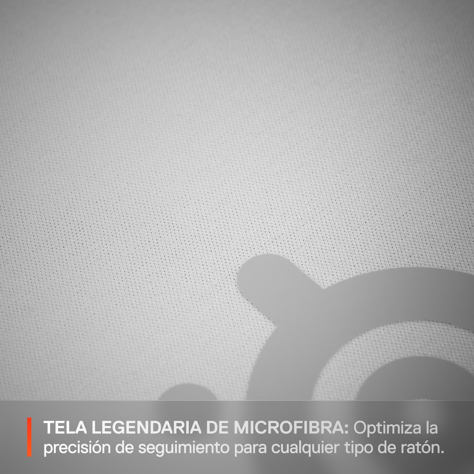 SteelSeries QcK Alfombrilla Gaming Grande - Blanco - Base Antideslizante - Seguimiento y Estabilidad Top - Optimizada para sensores - 450mm x 400mm - FPS, MOBA, RTS, MMO