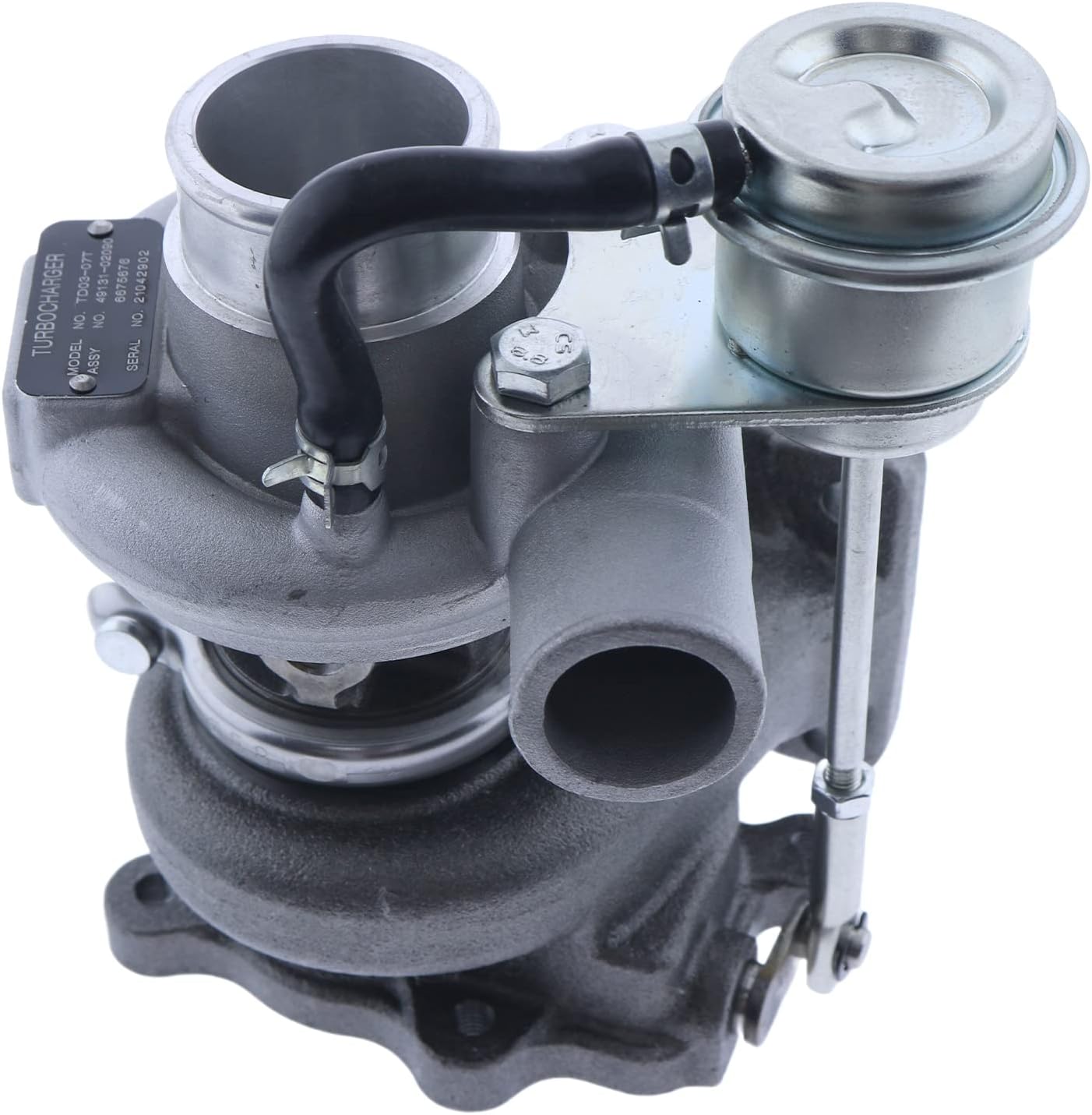 Turbo TD03-07G Turbocharger 1E198-17013 1J403-17013 49131-02090 Compatible for Kubota Engine V2403 V2403-M V2003-T