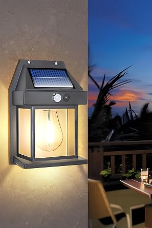 2026 Model YENİ Suya Dayanıklı Harekete Duyarlı Güneş Enerjili Solar LED Dış Mekan Bahçe Lambası (1) [Enerji Sınıfı A]