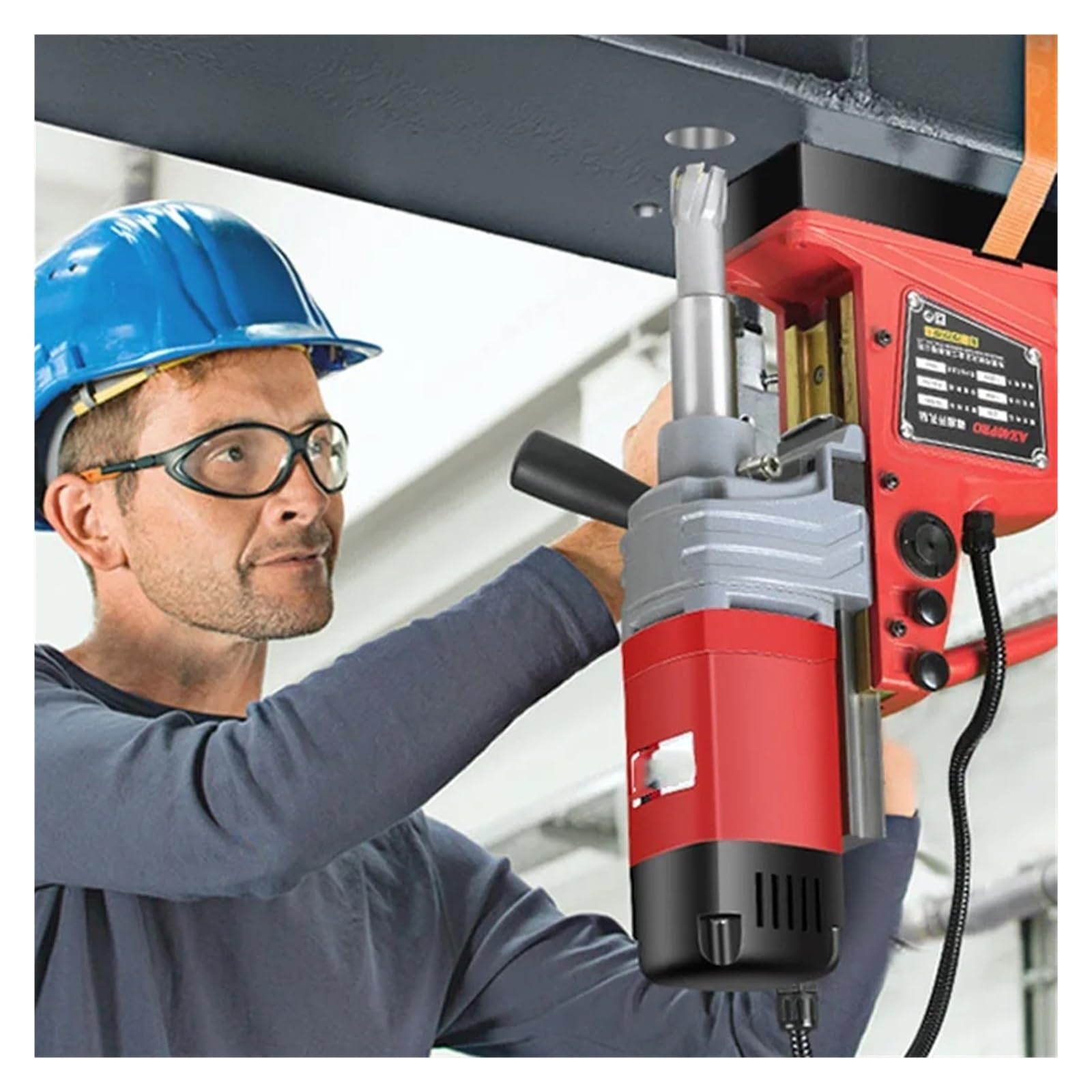 Taladro magnético eléctrico pequeño AX13/AX13RE de piso potente industrial portátil Para uso de bricolaje(AX13)