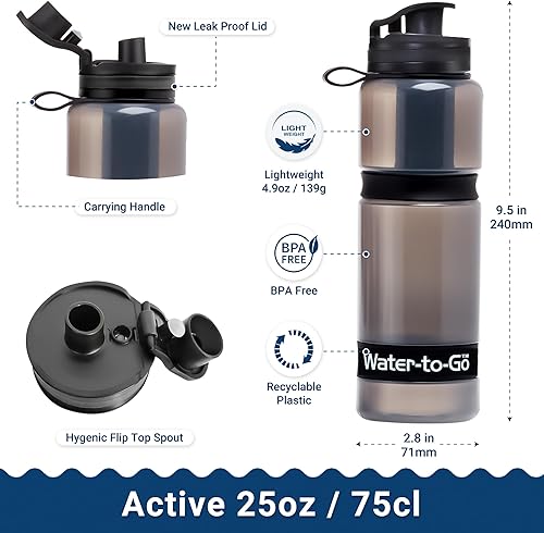 Miniatura 4 de WATER TO GO Botella de agua filtrada Explore! (25 fl oz75 cl)