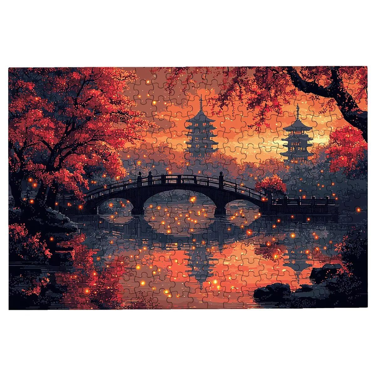 Puzzle 1500 Pezzi Paesaggi, Puzzle Ponte per Adulti, Puzzles in Legno Intrattenimento Creativo, Divertimento, Puzzles Educativi Classici con Confezione di Alta Qualità Idea Regalo Donna Decor -3120