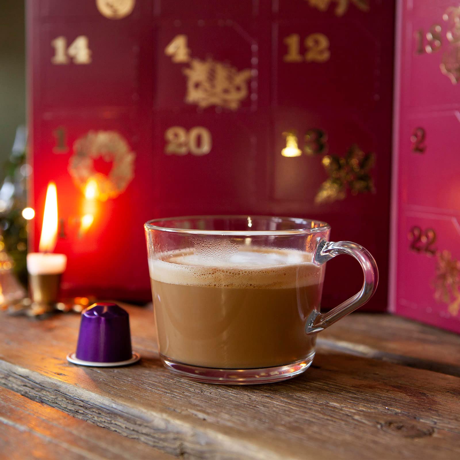 Amazon.com : Christmas Advent Calendar with 48 Nespresso Compatible Pods  from Real Coffee. Recyclable Original Line Aluminium Capsules. Two Coffee  Capsules per Day. Explore 11 Delicious Varieties. Red Edition : Everything  Else