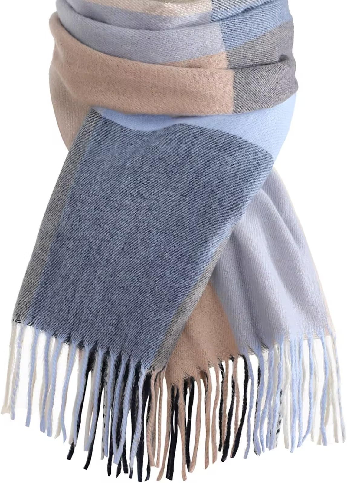 Winter Scarfs for Women, Soft Cozy Plaid Scarf, Long Blanket Scarf, Winter/Fall Pashmina Shawls and Wraps