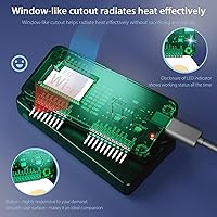 Vista 3 de Funda de protección para Flipper Zero Wi-Fi Dev Board V1 ESP32-S2, accesorios compatibles con Flipper Zero WiFi Dev Board - Verde