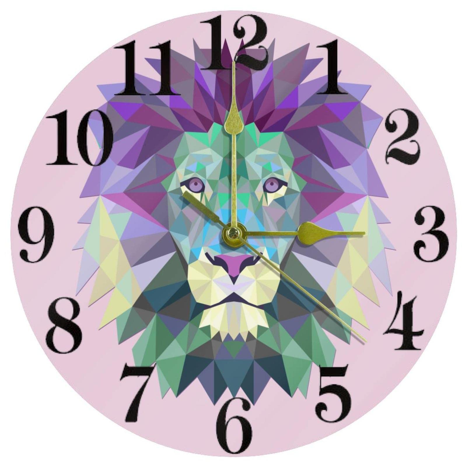 Horloge murale lion silencieuse pour stopper le bruit dans la cuisine