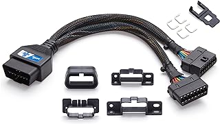 OBD2 Splitter for Ford and for GM, bbfly-B54 OBDII Splitter 2 Way Extension Cable 1FT/30CM (B54 for Ford and for GM)