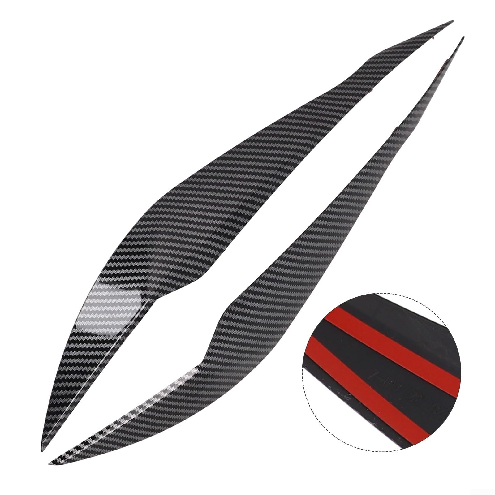 Für BMW F30 Scheinwerfer-Augenlid-Abdeckung, Carbonfaser-Stylingverkleidung, für 3er-Serie Limousine und Touring 2012–2018