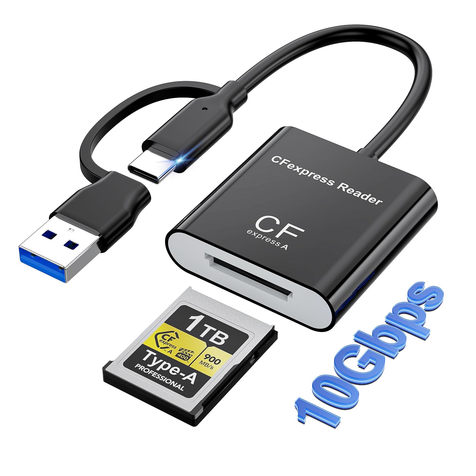 Amazon.com: CFexpress Type A Card Reader, USB-C 3.2 Gen 2 10Gbps