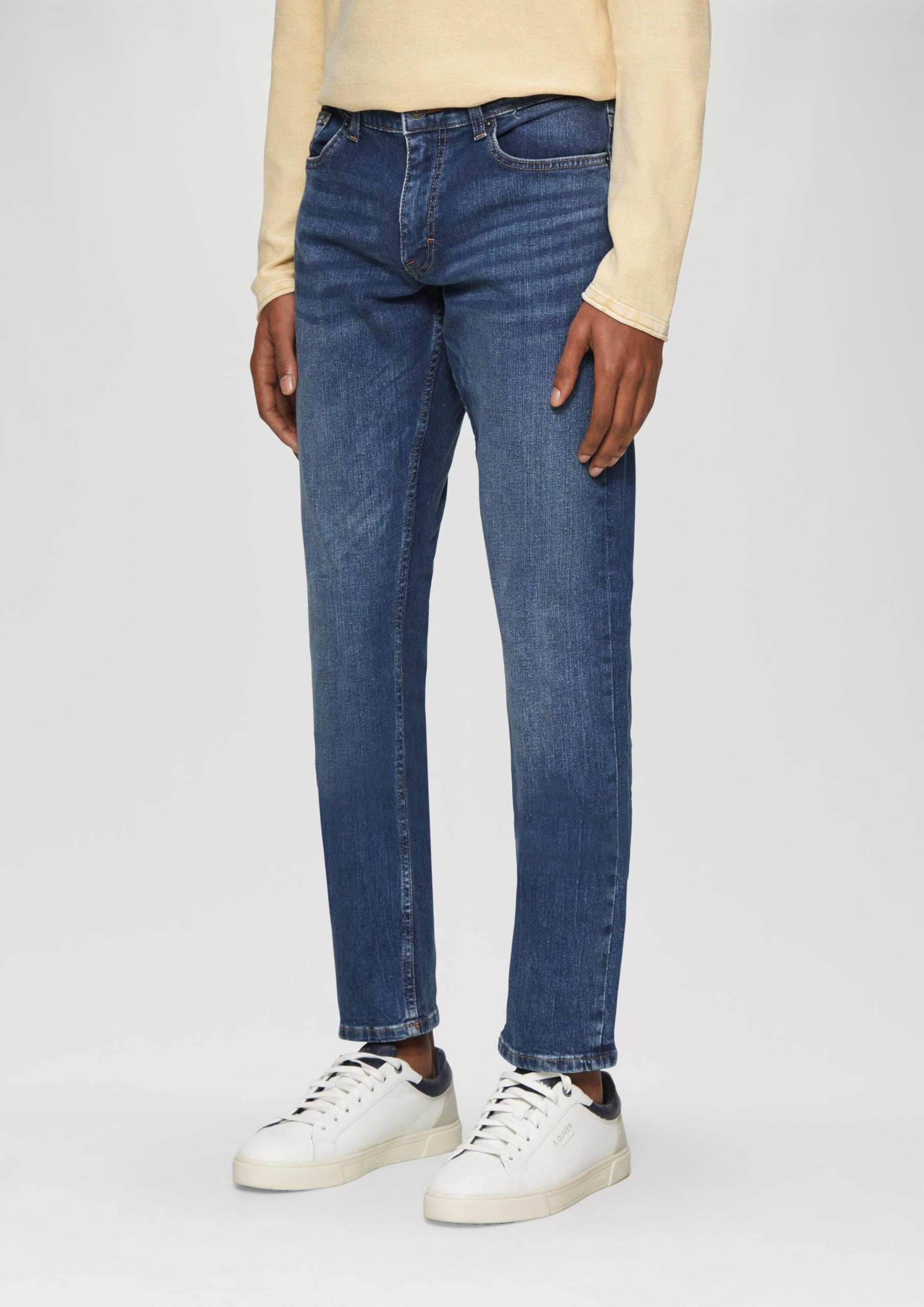 QS Jeans Rick/Mid Rise/Slim Fit