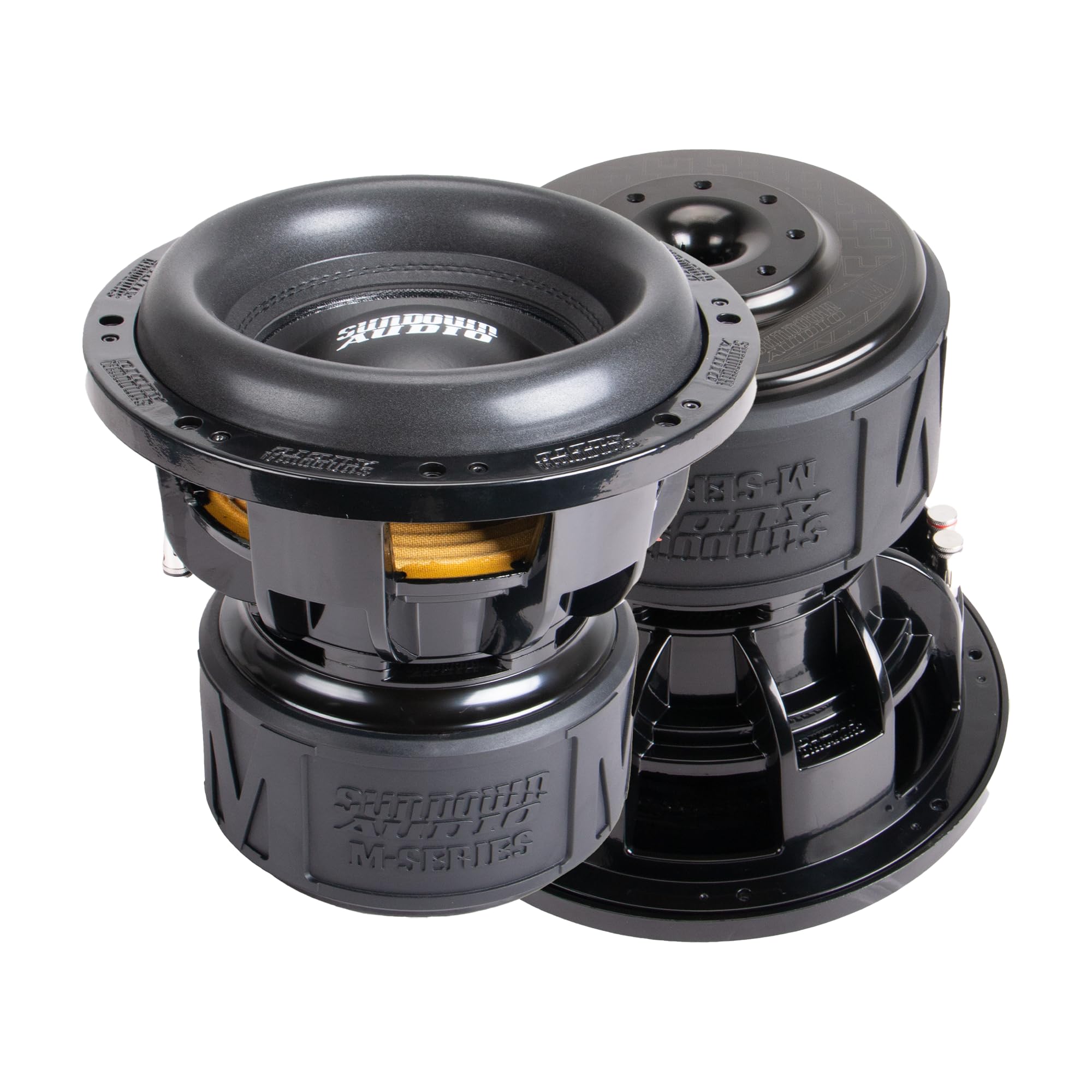 Sundown Audio M-10 D2 10" Car Subwoofer – 2000W RMS/4000W Peak, Dual 2-Ohm, 3" Aluminum VC, 35mm Xmax, Mega-Roll Surround, Low-Distortion Bass for Pro Systems