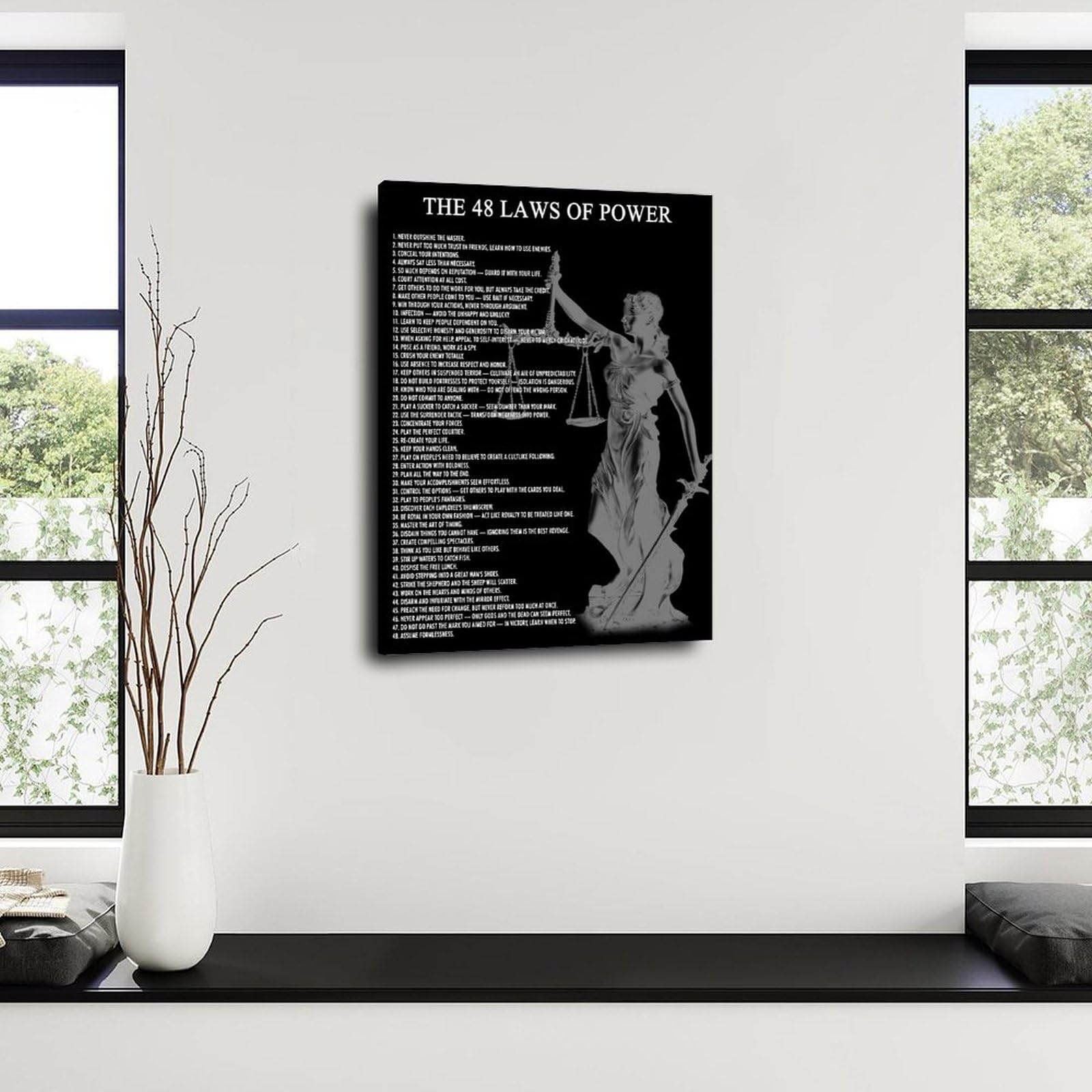 Amazon.com: Generic 48 Laws Of Power Poster Classroom Education