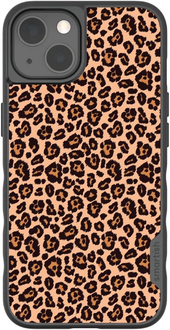 Smartish - Cheetah - iPhone 13 MagSafe Case - Gripmunk [Lightweight + Protective] Thin Cover - Fits iPhone 13