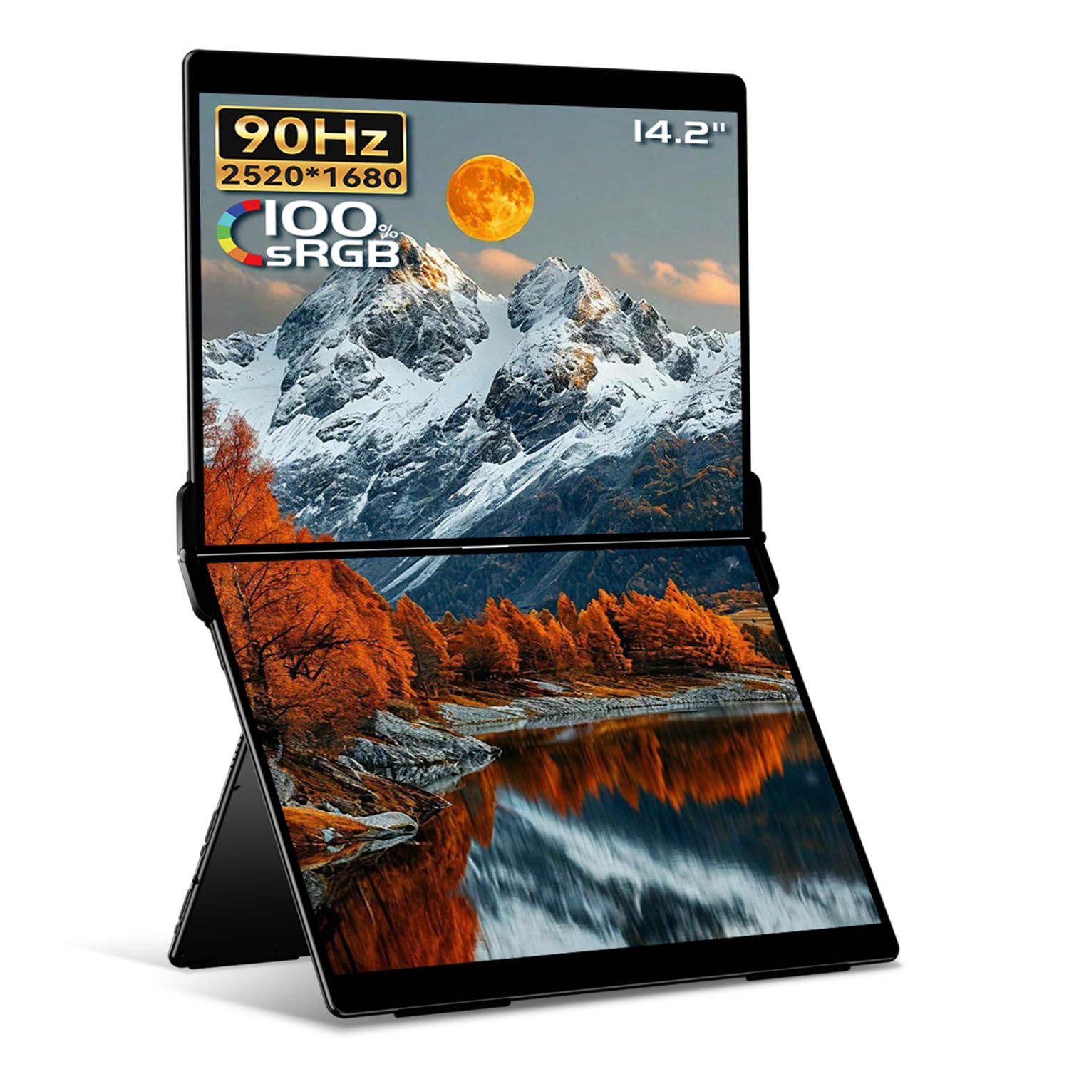 Amazon.co.jp: EHOMEWEI デュアルモニター タッチパネル 14.2インチ