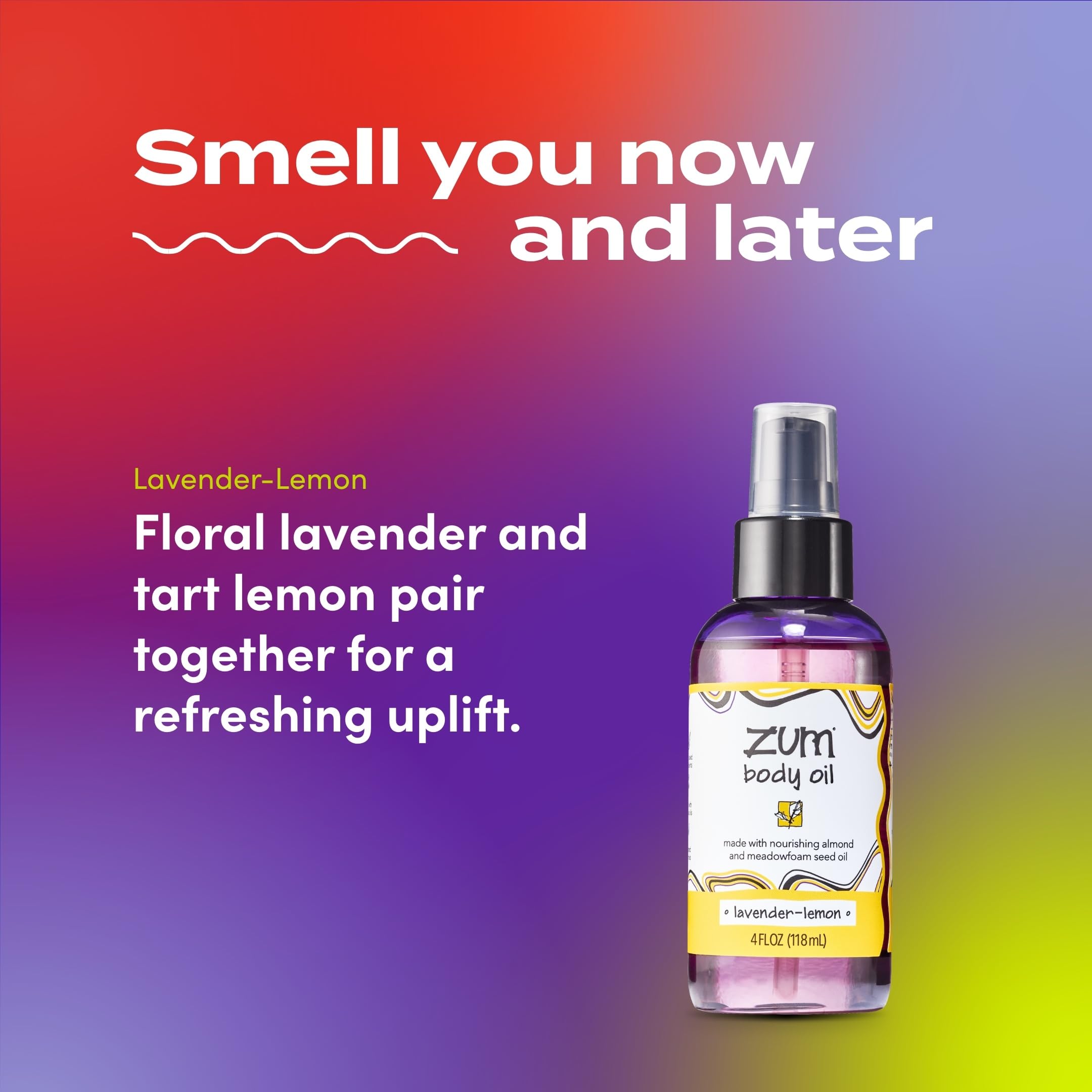 Amazon.com: Indigo Wild Zum Lavender-Lemon Body Oil - Nourishing
