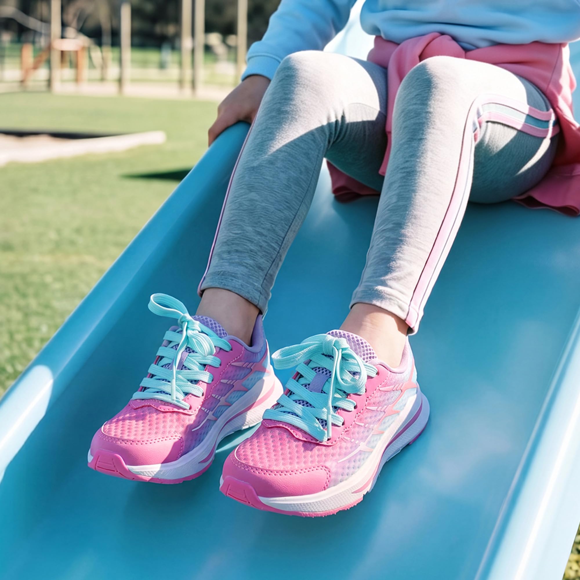 DREAM PAIRS Sneakers per Bambini e Bambine, Ammortizzanti Traspiranti Scarpe Sportive Unisex per Corsa, Tempo Libero, Tutti i Giorni