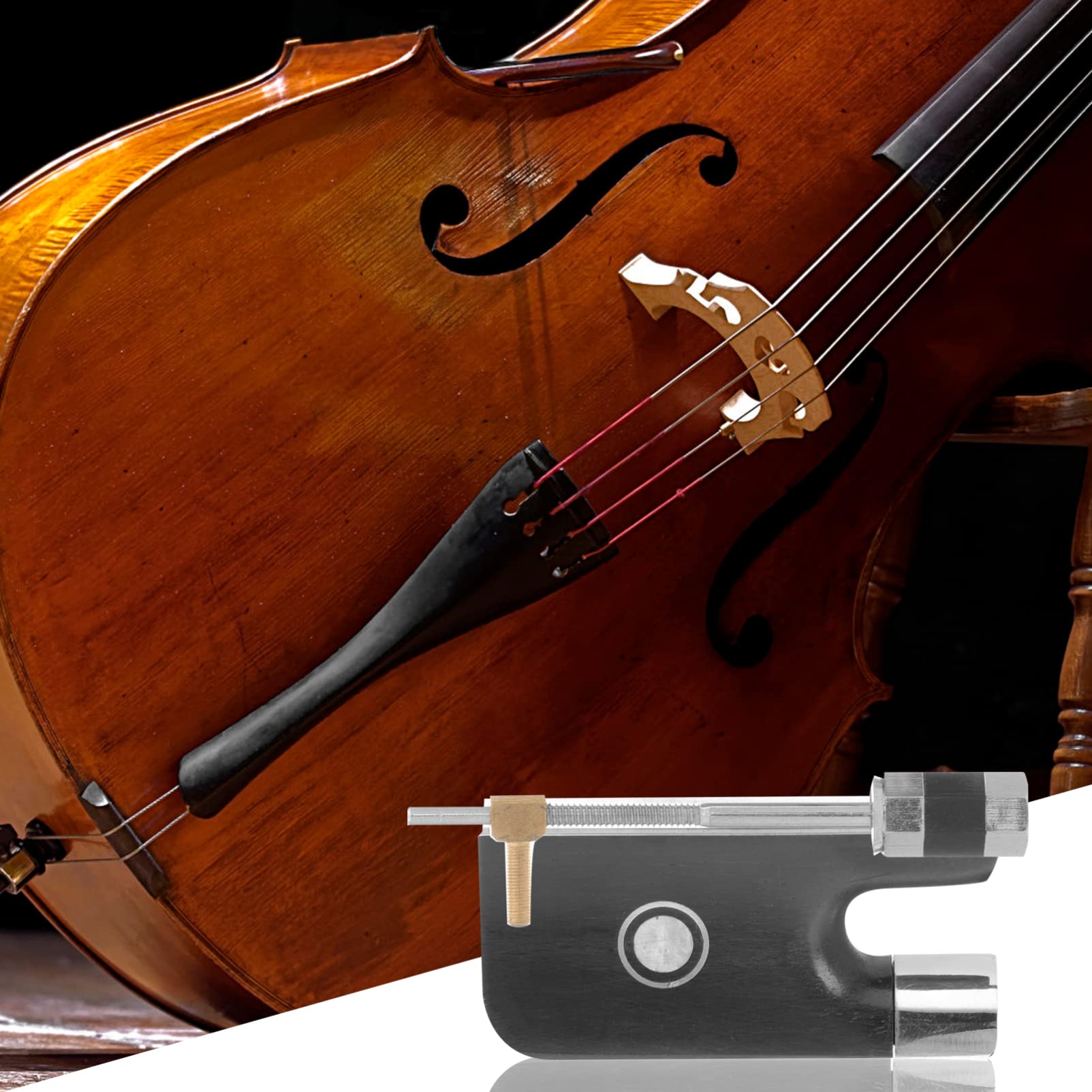 ibasenice 5sätze Cello Violin Bow Frog Ersatzteil Mit Schraube Aus Strapazierfähigem Für Hochwertigen Und Verbesserte Elastizität Geeignet Für Violinen Und Cellos