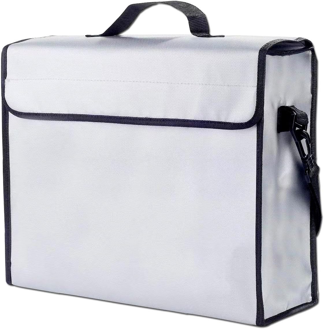 Fireproof Document Bag, Large Fireproof Box, Fireproof Money Bag, Safety Boxes for Home and Office, Fireproof Folder Safe Bag for Cash, Valuables & Passport.