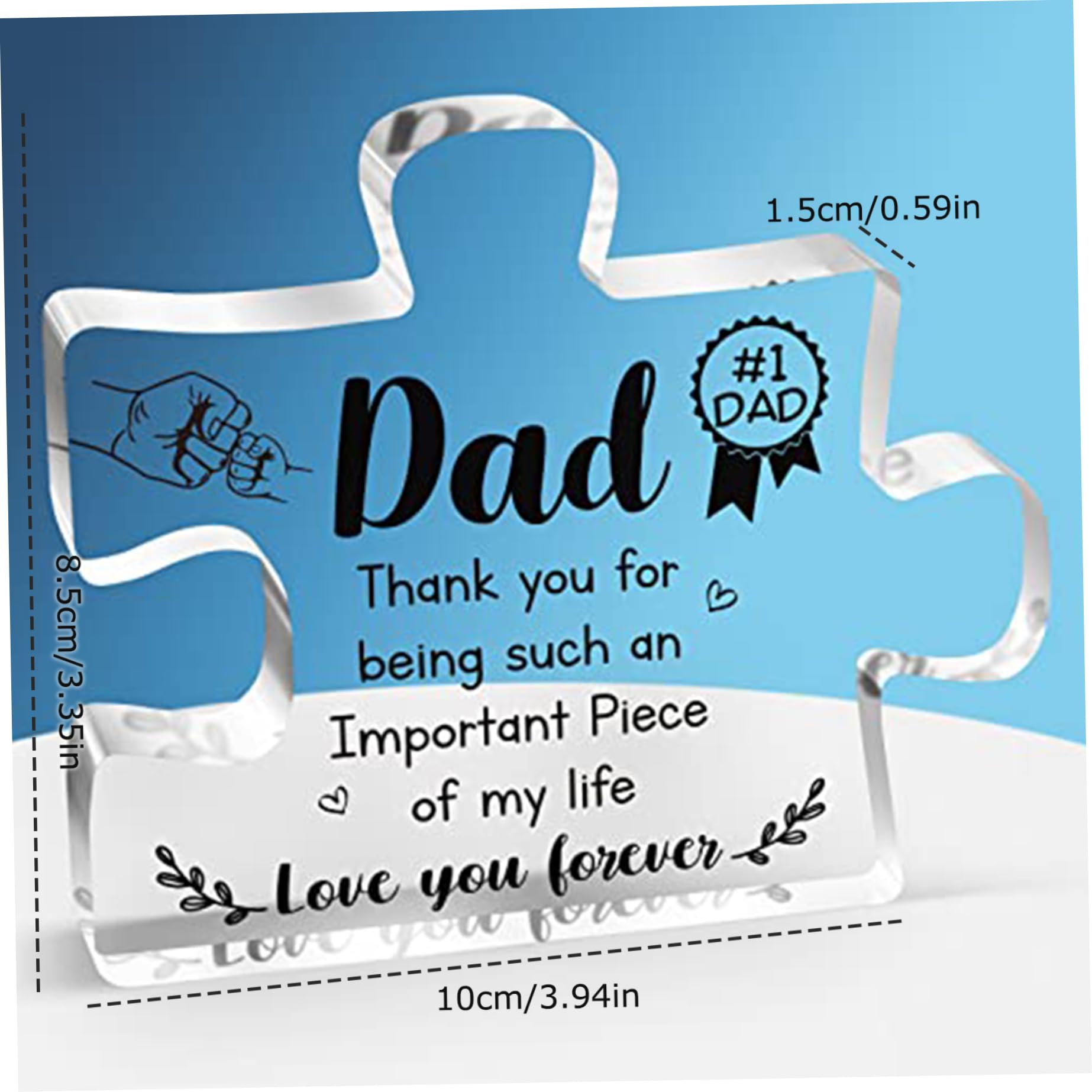 Giftasy Acryl Puzzle - Geschenk für Opa zum Geburtstag und Vatertag - Bester Opa Giftasy Acryl Puzzle - Geschenk für Opa zum Geburtstag und Vatertag - Bester Opa