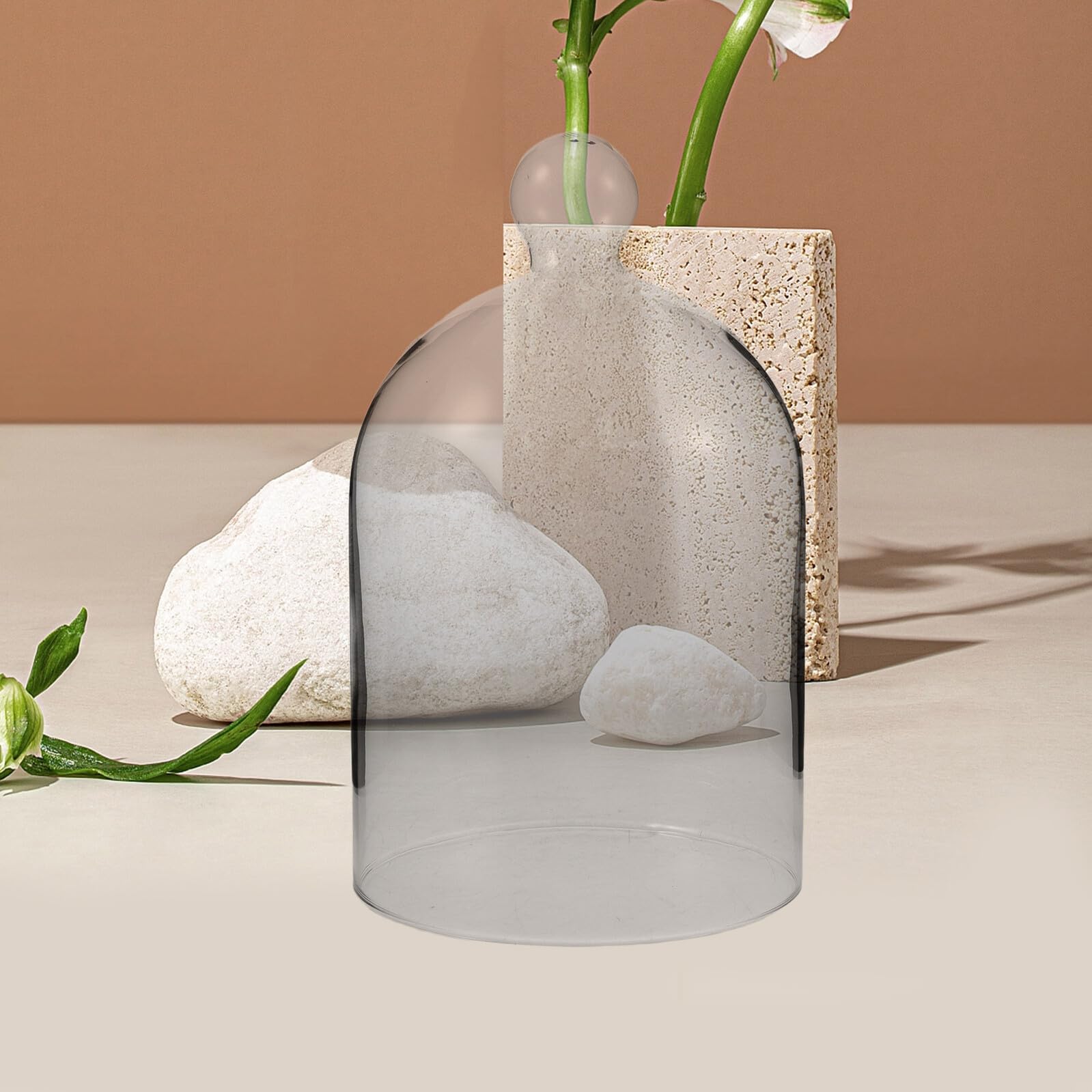 TOYANDONA Sauerteig Wärmer aus Glas für Starter Transparente Glocke zur Fermentation Küchenzubehör für Brotbacken