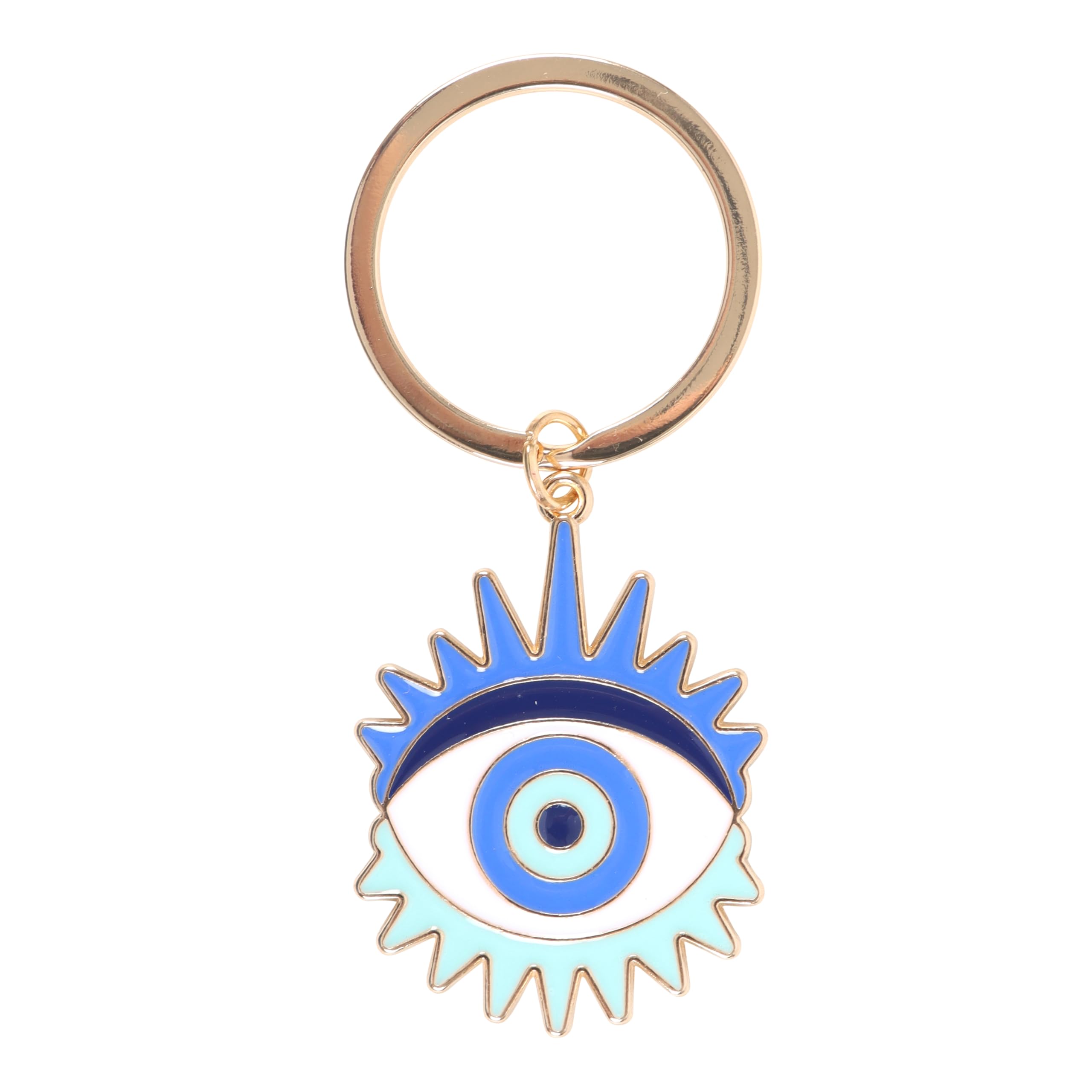Something Different Wholesale Women's Gold Evil Eye Keyring - All-Seeing Eye Talisman For Good Luck Protection | Mystical Gifts Uk
