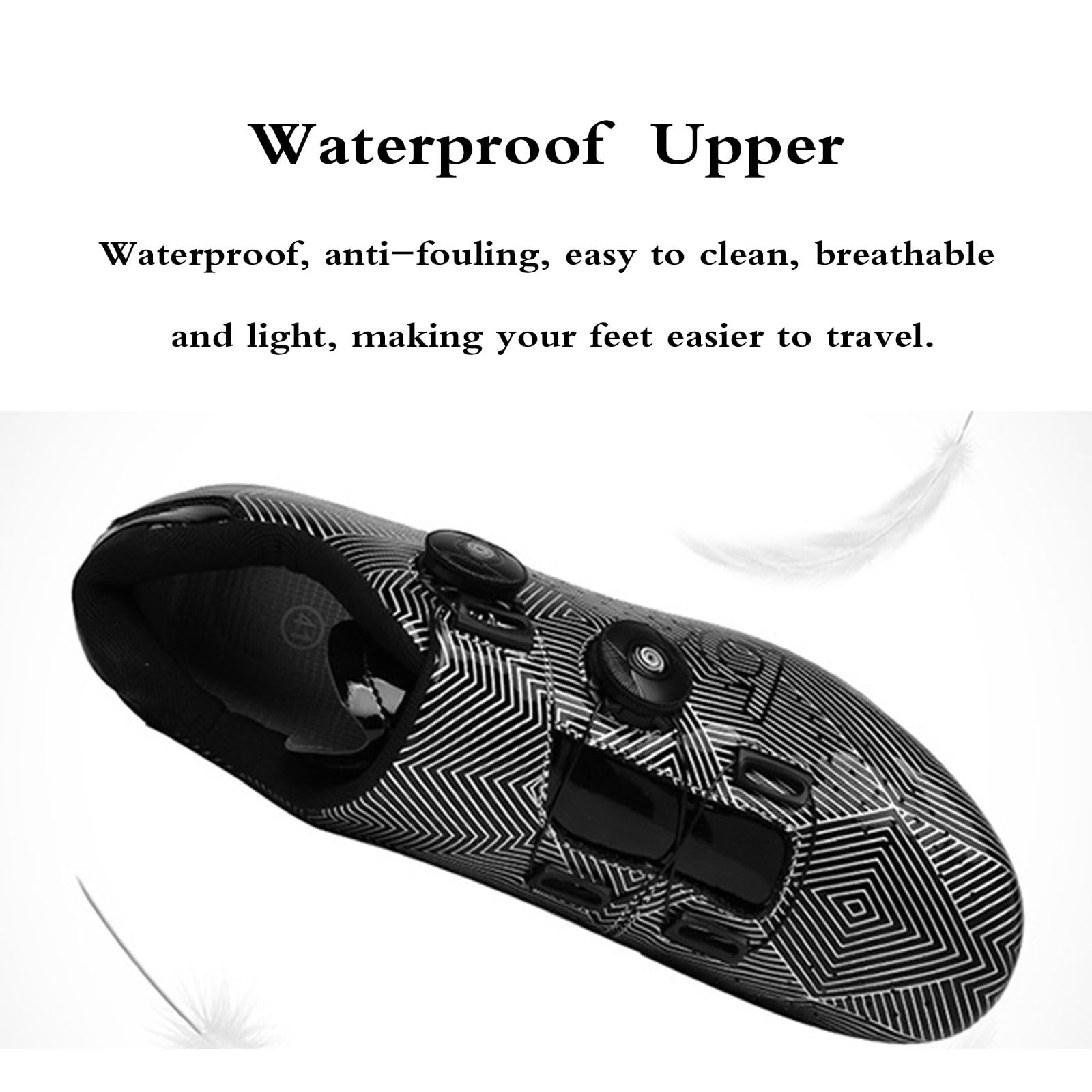 Scarpe da Ciclismo da Uomo e da Donna,Scarpe da Ciclismo,Scarpe da Mountain Bike da Strada,Antiscivolo,Resistente all'Acqua,Traspirante,Adatto per Bici da Strada e Mountain Bike.