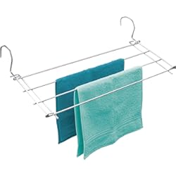 Tendedero Marta Techo Wenko Tendedero para radiadores cromo, Metal cromado, 57 x 7.5 x 23 cm, Cromo reluciente