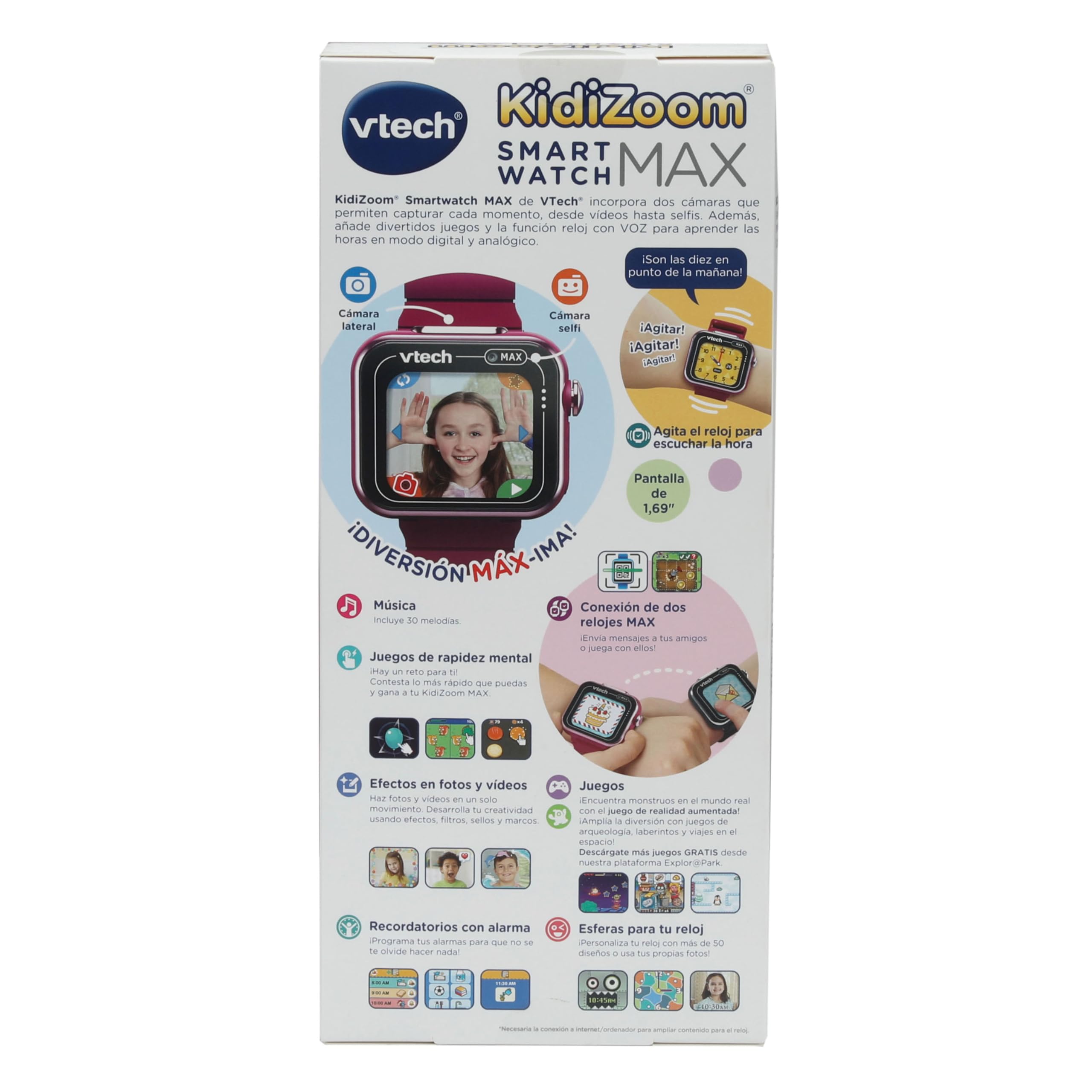 VTech Kidizoom Smart Watch Max Lampone 531617