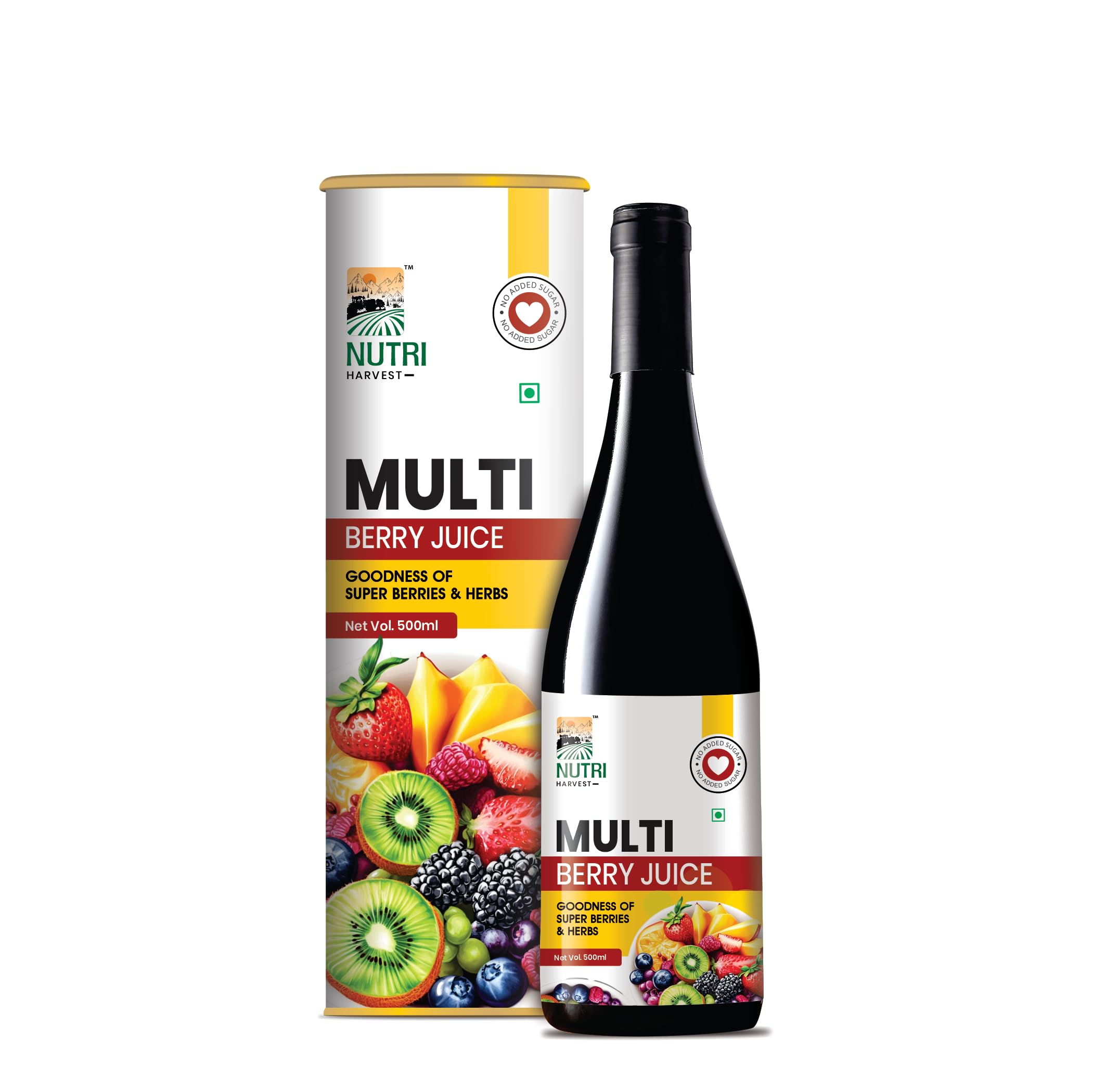 Nutri Harvest Multi Berry Juice (Multivitamin) 25+ Super Berries & Herbs | No Added Sugar, Immunity Support, Detox & Wellness, Natural Ingredients, No Artificial Colours-image-46