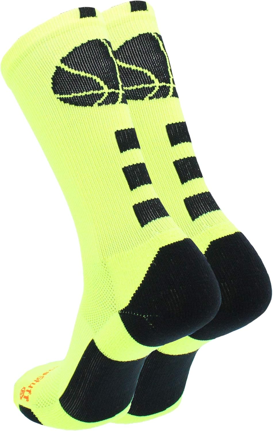 MadSportsStuff Basketball Socks for Boys, Girls, Men, Women- Athletic Crew Socks - Youth and Adult Sizes -Made in The USA : Clothing