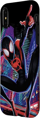 Miniatura 8 de Funda para iPhone 13 Pro Marvel Spider-Man Into the Spider-Verse Miles Morales City
