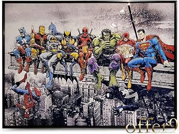 Amazon.co.jp: アートパネル 水晶絵 アートフレーム アメコミ マーベル