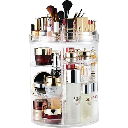 Auxmir Beauty Organizer, Make Up Kosmetik Organizer, 360° Drehbar