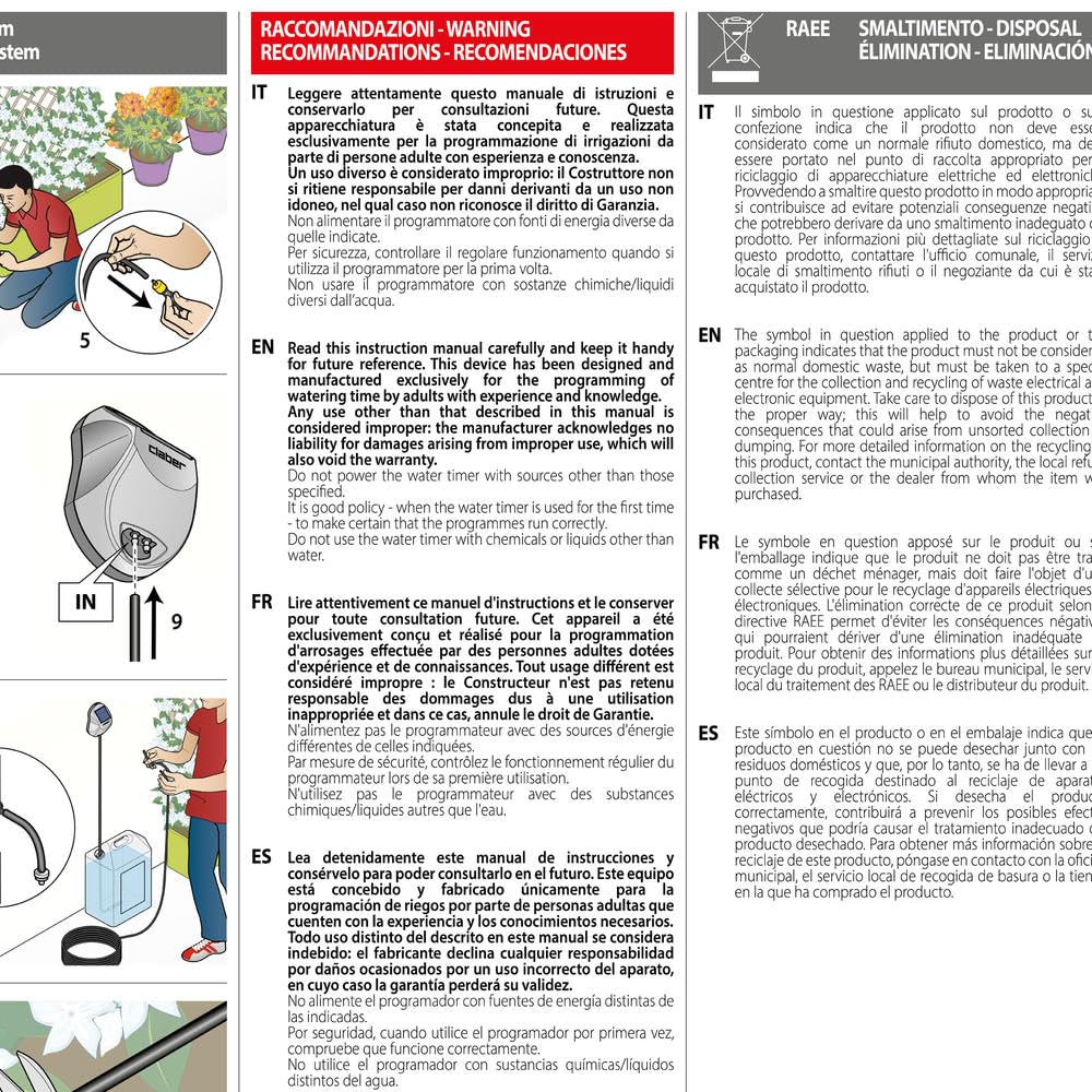 Claber 8063 Aqua-Magic System
