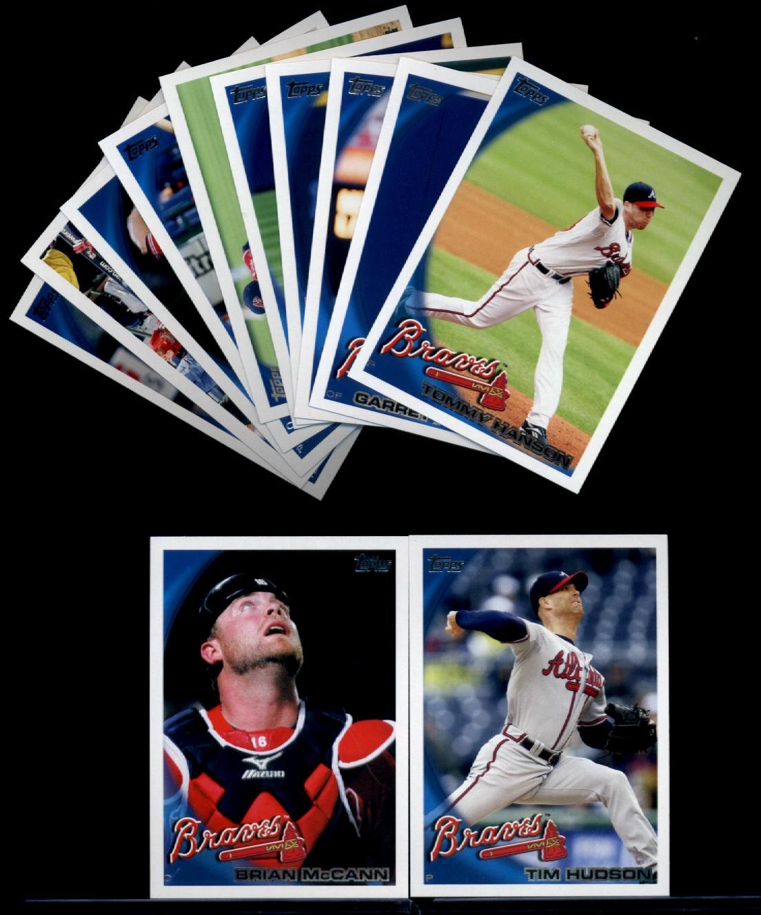 Jason Heyward Rookie Card! 2010 Topps Baseball Cards Complete TEAM SET:  Atlanta Braves (Series 1 &