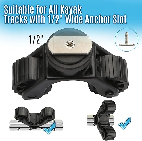 Miniatura 5 de Soporte para paletas de kayak, accesorios de kayak para remos de kayak, accesorios de pesca de kayak