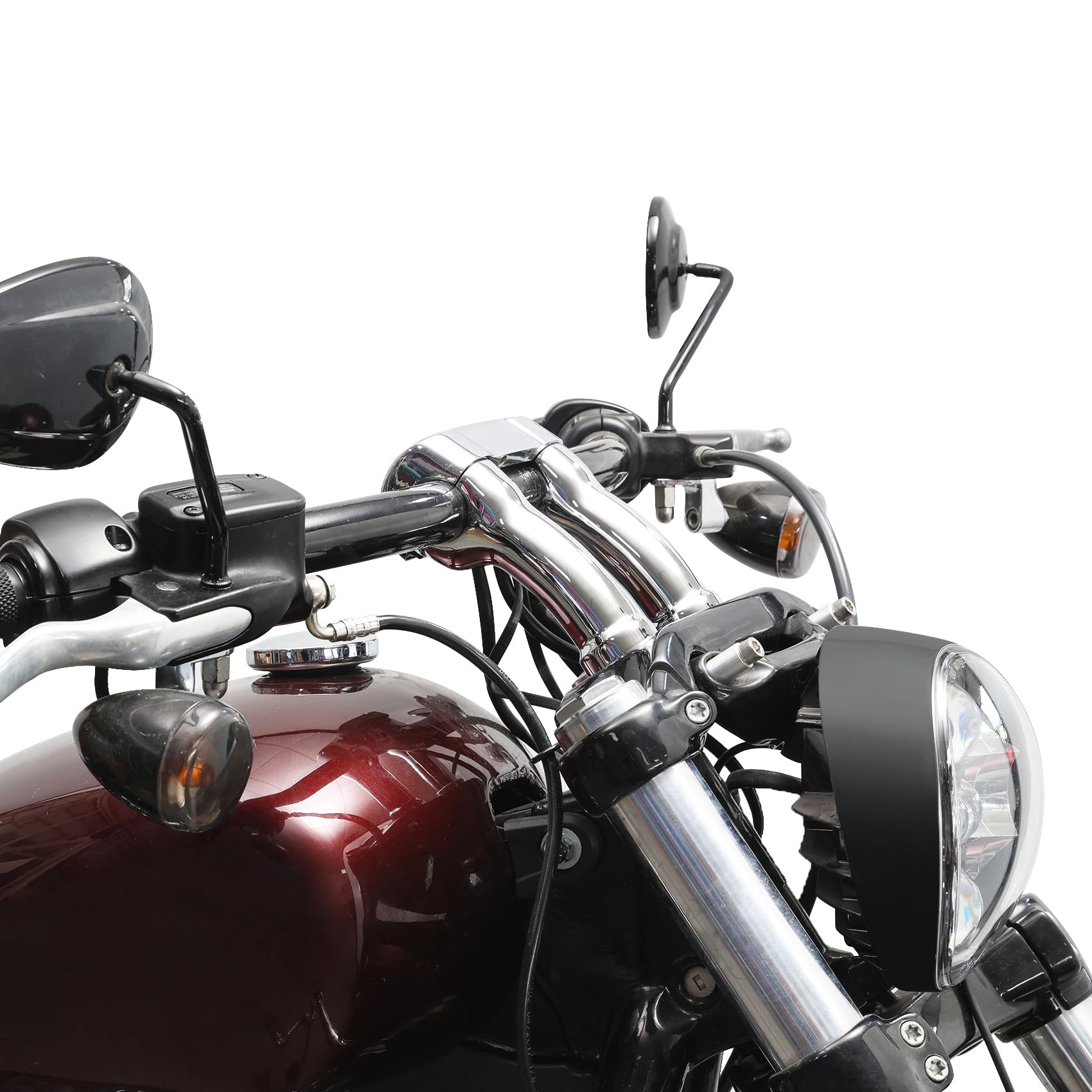 Amazon | TCMT 4インチ ハンドルバー ライザー 1.25インチ トップ