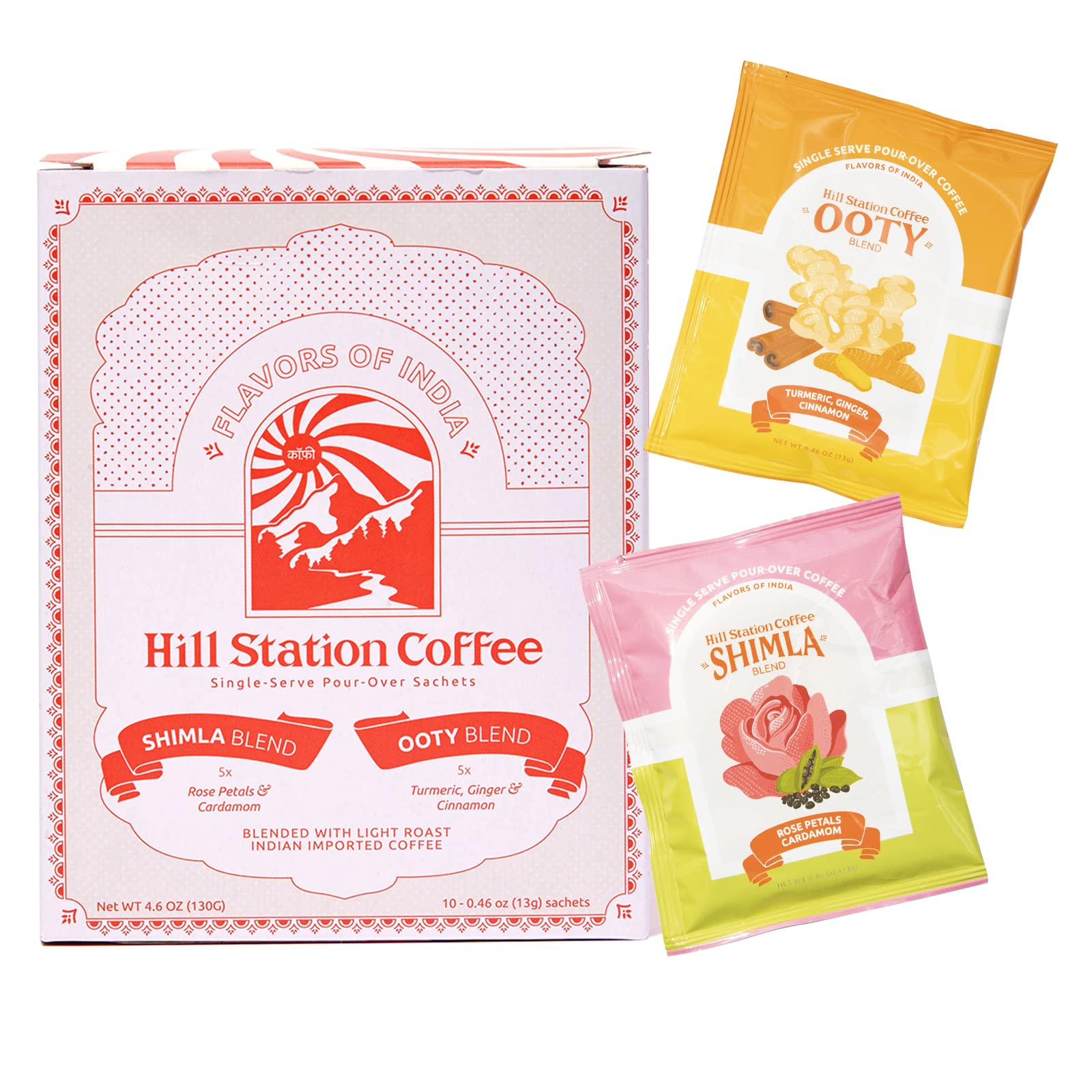 Buy Indian Pour Over Coffee Sampler Gift Set by Hill Station Coffee