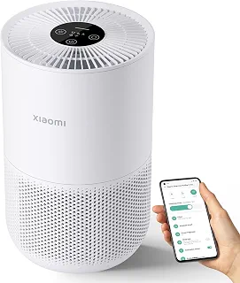 Xiaomi Purificador de ar Mi 4 compacto, verdadeiro sistema de filtro HEPA H13 de 3 estágios remove 99,97% dos poluentes