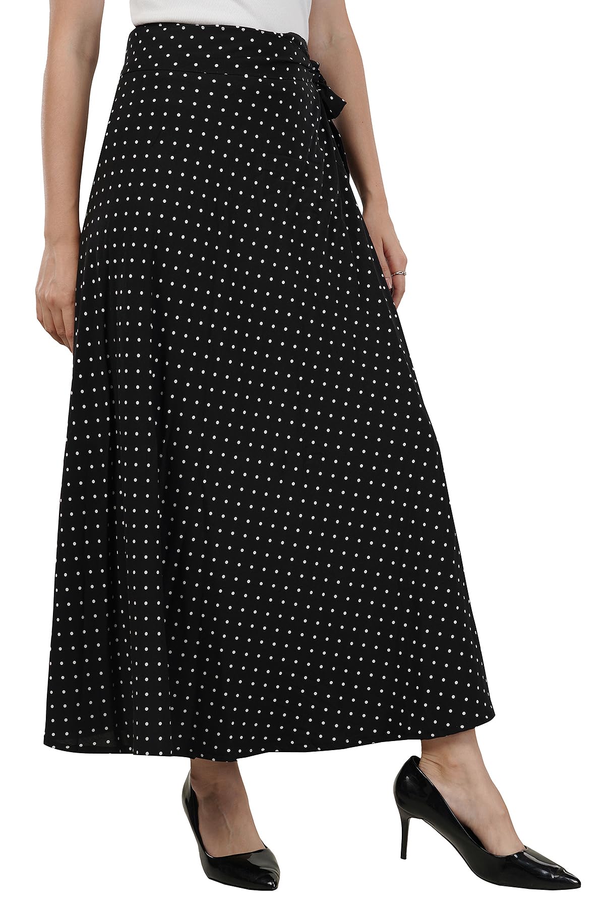 medleyhues Women's Printed Maxi Wraparound Skirt-picture-56