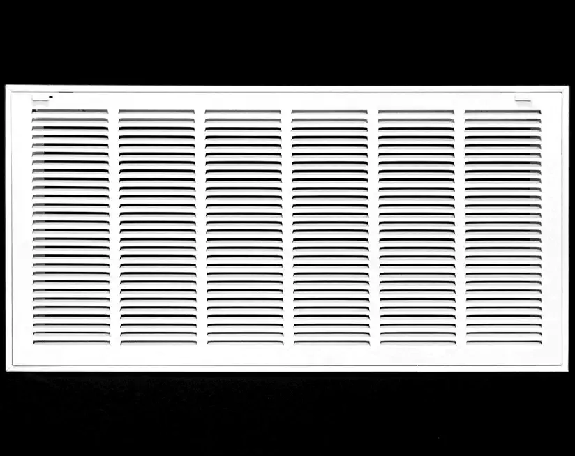 HVAC Premium 30" X 10" Steel Return Air Filter Grille for 1" Filter - Easy Plastic Tabs for Removable Face/Door - HVAC Duct Cover - Flat Stamped Face 