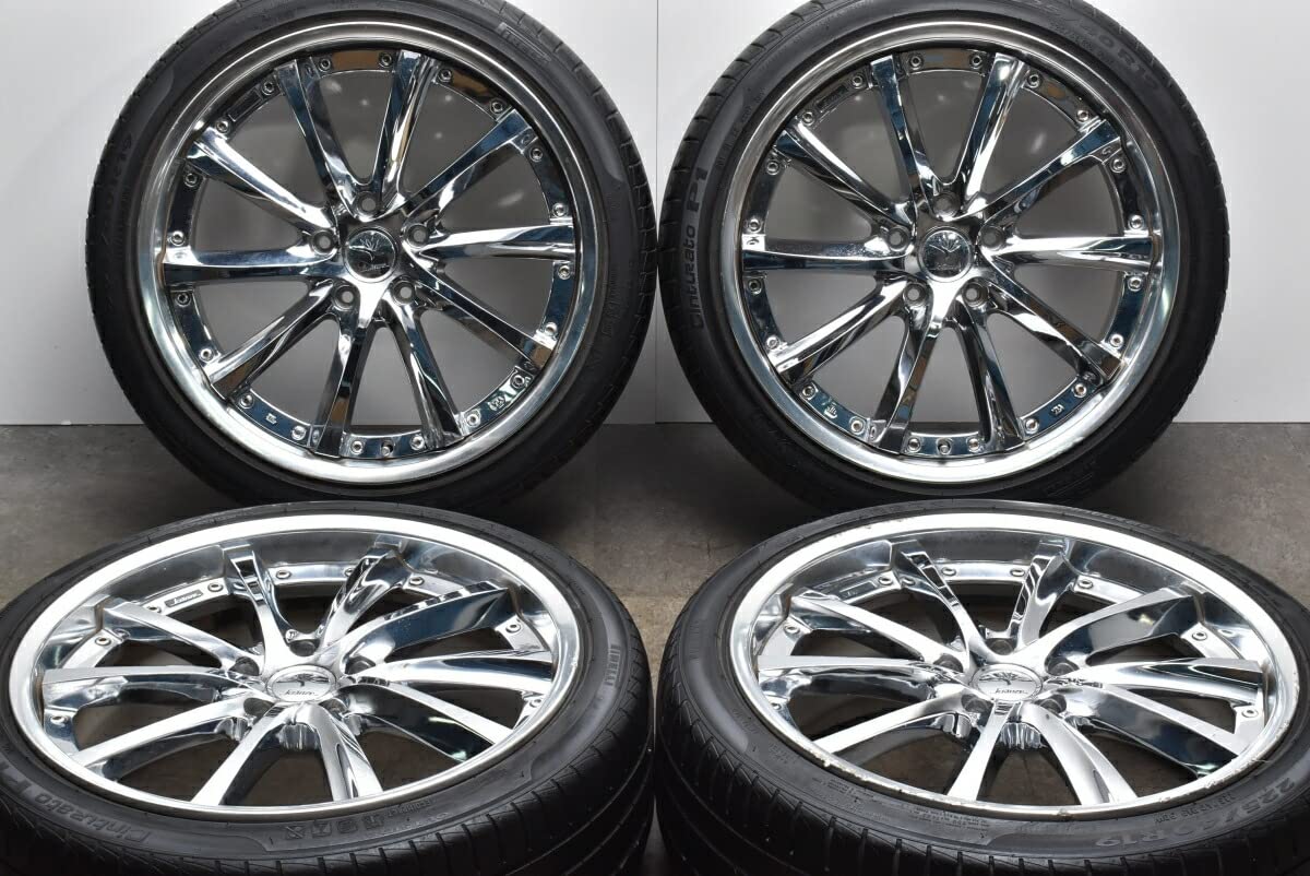 Amazon | 中古 タイヤホイール 4本セット 19インチ 8J +46 225/40R19  