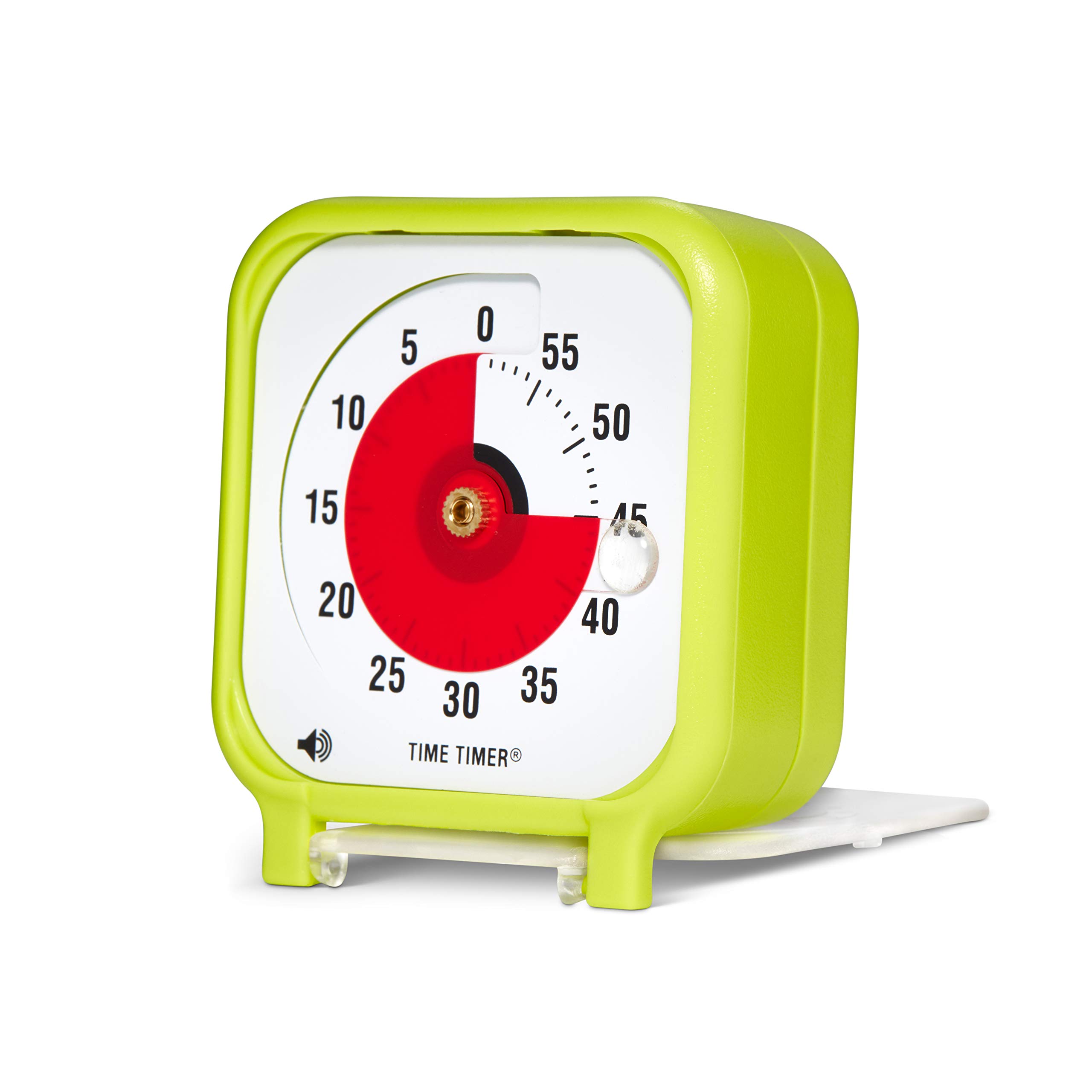Time Timer Pocket Hellgrün 8x8 cm Visueller Timer, ein 60-Minuten-Countdown-Timer für Kinder, Klassenzimmer, Besprechungen, Küchenuhr, Erwachsenenbüro und Heimunterricht-Tool mit lautlosem Betrieb
