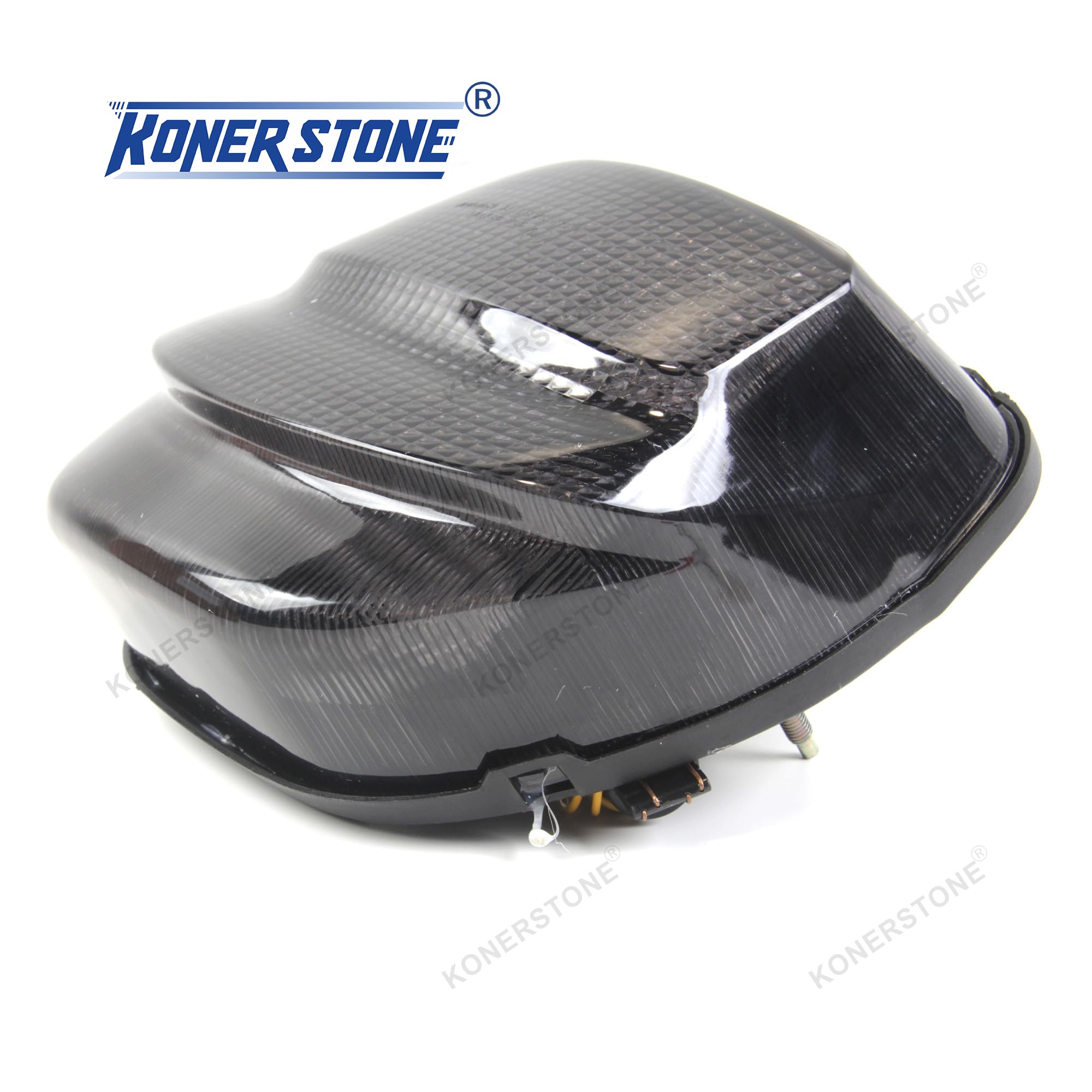 E-MARK Rücklicht für Hon.da CBR1100XX 1999-2006 Blinker-Bremsrücklicht integriertes Motorrad-Ersatzzubehör CBR 1100 XX CBR1100 1100XX klare Linse 1998 1999 2000 2001 2002