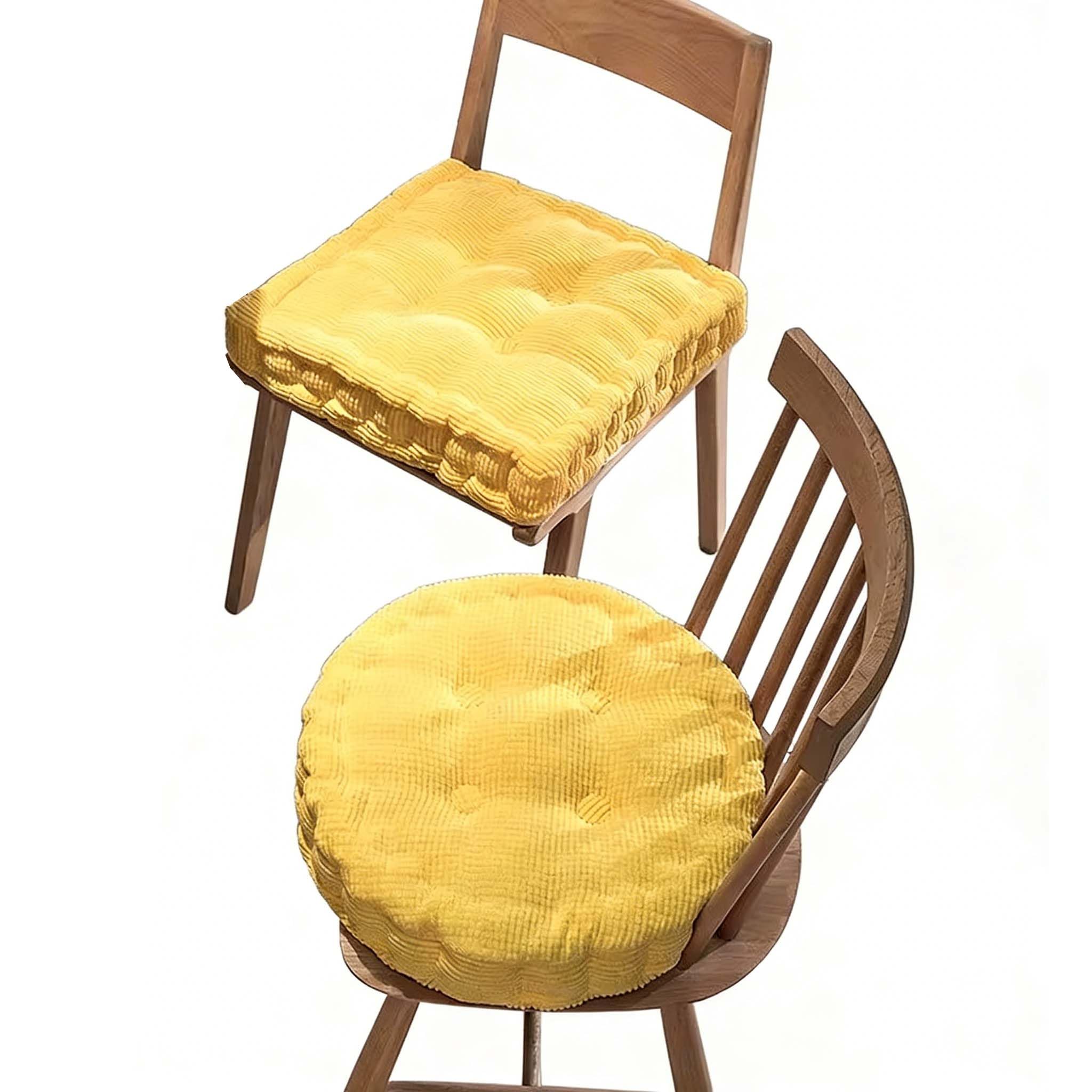 Amunpitic Chair Pads, Seat Pads for dining room, Seat Cushion, comfortable Chair Cushion for kitchen, dining, office, or lounge chairs (E 45/45x45cm)